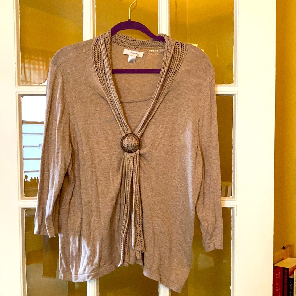 CJ Banks Knit Top